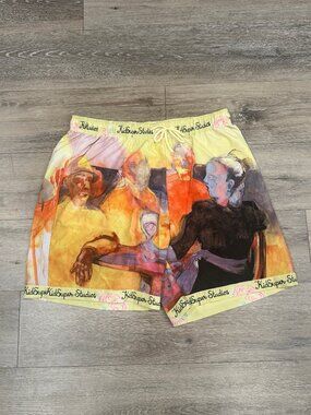 KidSuper Printed Shorts -  Sad At The Bar. XL